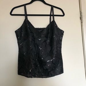 WHBM Sequin Camisole, NWT